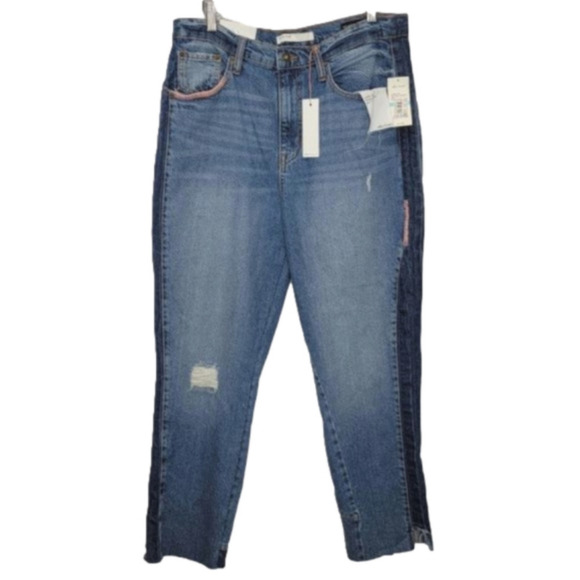 ELLA Moss High Waist Straight Ankle Jeans Iconic Denim Vintage inspired Size 31 - Picture 1 of 14
